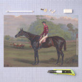 競走馬絵画騎手 薄葉紙 (クラフト)