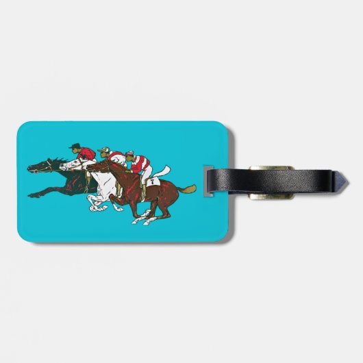 競走馬荷物札 ラゲッジタグ (裏面横)