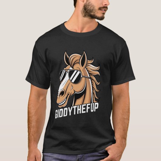 競走馬 ギディ・ザ・F・アップ ダービーの日 Tシャツ (正面)