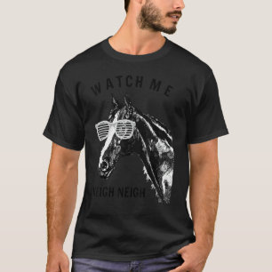 競走馬 私のいななくのを見て Tシャツ