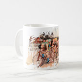 競輪 コーヒーマグカップ (正面左)