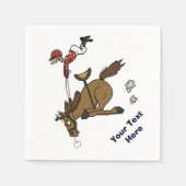 競馬おもしろいパーティー スタンダードカクテルナプキン (正面)