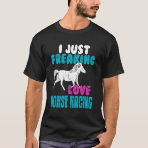 競馬が大好きな人向けユーモア Tシャツ