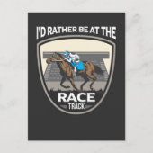 競馬ことわざ競技競技 ポストカード (正面)