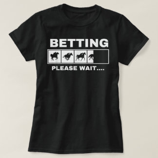 競馬に賭けてください 賭け事 競馬 Tシャツ