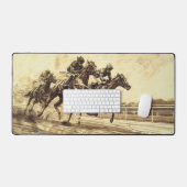 競馬のスケッチ デスクマット (キーボード&マウス)