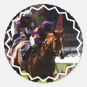 競馬のステッカー ラウンドシール