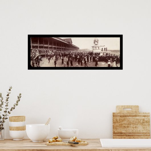 競馬の写真1902 ポスター (キッチン)