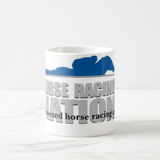 競馬の国家のファン動力のマグ コーヒーマグカップ (中央)