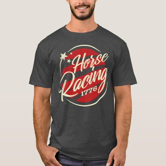 競馬の引用 競馬 馬 面白い Tシャツ (正面)