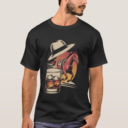 競馬の日+恋人たち Tシャツ (正面)