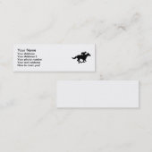 競馬の競争 スキニー名刺 (正面/裏面)