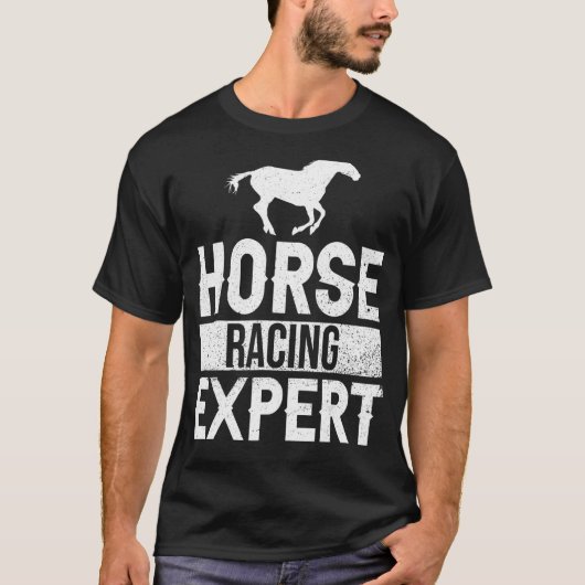 競馬の達人 競馬ファン 競馬 Tシャツ (正面)