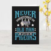 競馬の鳩 カード (黄色い花)