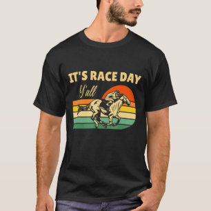 競馬はレースの日ですすべてのジョッキー競走 Tシャツ