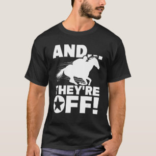 競馬は始まった - 競馬 投票 賭け Tシャツ