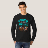 競馬は私のシーズンお気に入りのズ馬のトラックアプリ Tシャツ (正面フル)