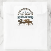 競馬もしの事聞を話せ スクエアシール (バッグ)