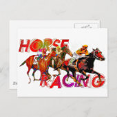 競馬アクション ポストカード (正面/裏面)