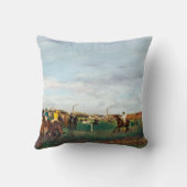 競馬エドガー・デガ クッション (裏面)