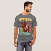 競馬エパート乗馬ライドホースヴィント Tシャツ (正面フル)