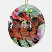 競馬オーナメント セラミックオーナメント (左)