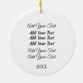 競馬オーナメント セラミックオーナメント (裏面)