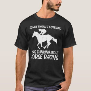 競馬カッコいい女子男性へ乗馬J Tシャツ