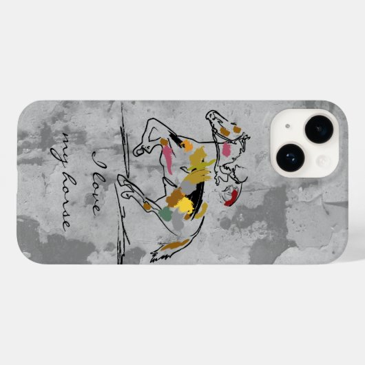 競馬ケースメイトiPhoneケース Case-Mate iPhoneケース (裏面 (横))