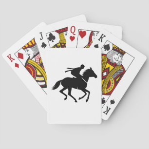競馬シルエット トランプ