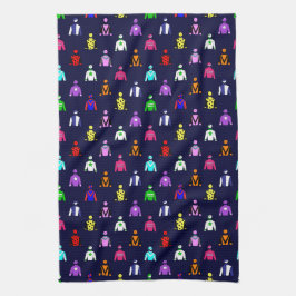 競馬ジョッキーシルク キッチンタオル