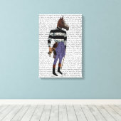 競馬ジョッキーフル キャンバスプリント (インサイチュ (ウッドフロア))