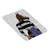 競馬ジョッキーポートレート マグネット (右側)