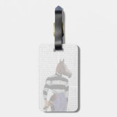 競馬ジョッキーポートレート ラゲッジタグ (裏面縦)