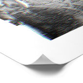 競馬ジョッキーライディング白黒プリント ポスター (角)