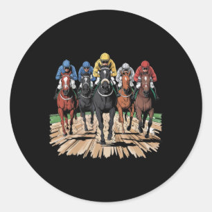 競馬ジョッキーレーサーダー ラウンドシール