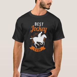 競馬ジョッキー乗馬バレルレーサー Tシャツ