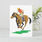 競馬ジョッキー全力疾走 招待状 (スタンド正面)