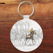 競馬スタートゲート キーホルダー (正面)