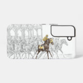 競馬スタートゲート SAMSUNG GALAXYケース (裏面横)