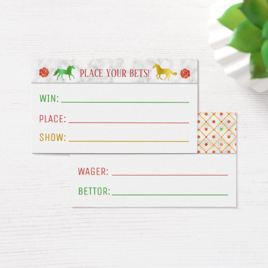 競馬ダービーウェイガーパーティーゲームベッティスリップまたは滑ることング (デスク)