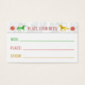 競馬ダービーウェイガーパーティーゲームベッティスリップまたは滑ることング (正面)