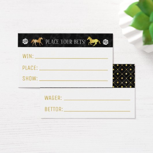 競馬ダービーウェイガー賭けスリップまたは滑ることパーティーゲーム (デスク)