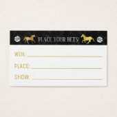 競馬ダービーウェイガー賭けスリップまたは滑ることパーティーゲーム (正面)