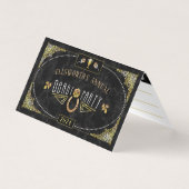 競馬ダービーウェイガー賭けスリップまたは滑ることパーティーゲーム 名刺 (正面)