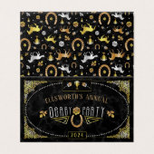 競馬ダービーウェイガー賭けスリップまたは滑ることパーティーゲーム 名刺 (外部フラット)