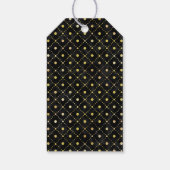 競馬ダービーデイパーティーアールデコブラック金ゴールド ギフトタグ (裏面)