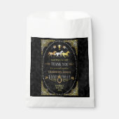 競馬ダービーデイパーティーアールデコブラック金ゴールド フェイバーバッグ (正面)