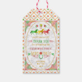 競馬ダービーデイパーティーカラフルありがとう ギフトタグ (正面)