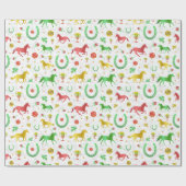 競馬ダービーデイパーティーパタカラフルーン ラッピングペーパー (フラット)